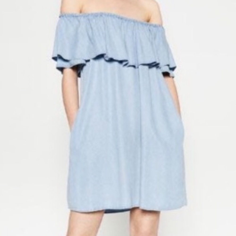 ZARA Off-the-shoulder Dress